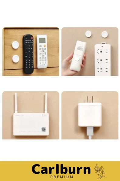 Özel Üretim Sağlam Dayanıklı Güçlü Yapışkan Mıknatıslı Çok Amaçlı Kumanda Telefon Tutucu 2 Adet - 3