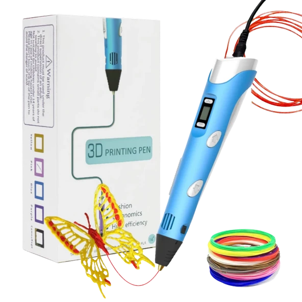 Techmarked 3D Kalem Mavi - 2