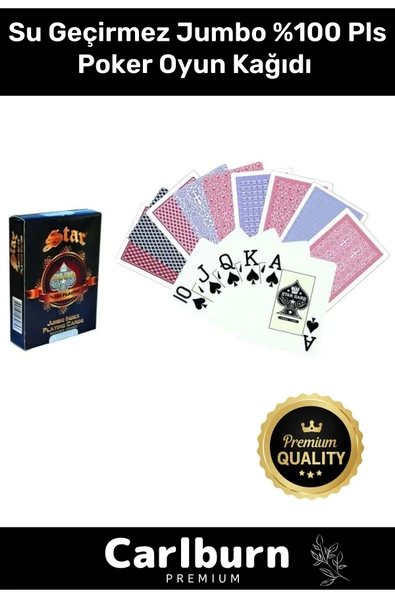 Yeni Nesil Su Geçirmez Texas Holden Casino 21 İskambil Blackjack Jumbo %100 Pls Poker Oyun Kağıdı