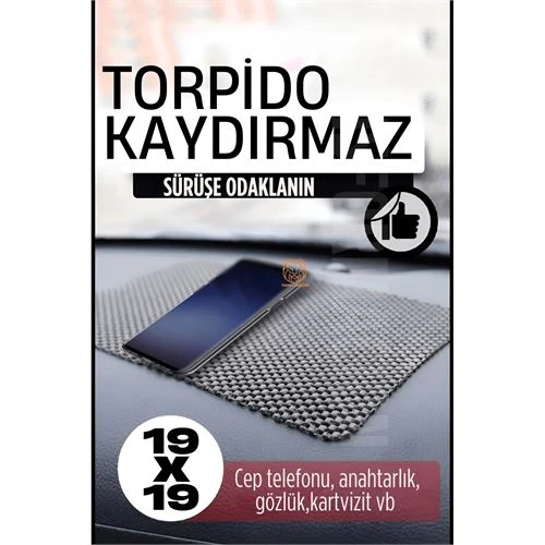 ModaCar Araç Torpido Üzerine Kaydırmaz Ped