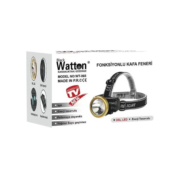 Şarjlı Baret Lambası Osl Led  Wt-065 - 5