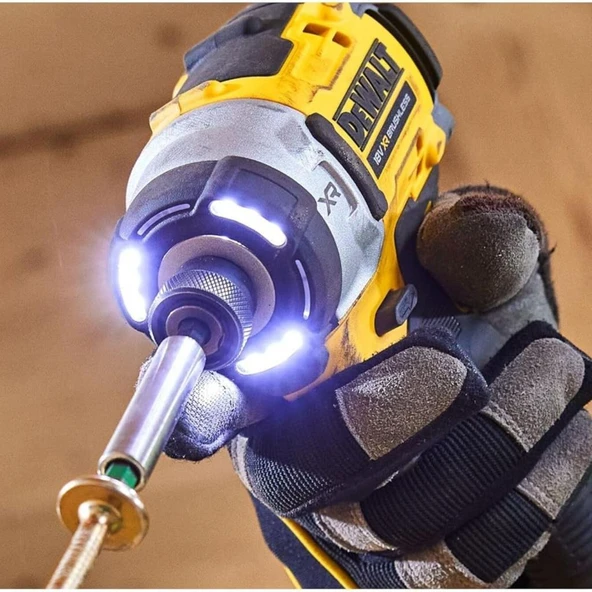 Dewalt XR PREMIUM Kömürsüz Akülü Darbeli Vidalama Seti 282Nm DCF860N-XJ 2x4 Amper - 4