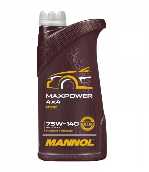 MANNOL 8102 MAXPOWER 75W140 GL-5 - 1 LİTRE - SENTETİK