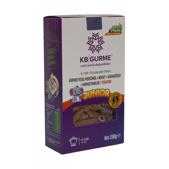 Glutensiz & Vegan Filizlendirilmiş Bakliyat Unlarından Junior 200 gr