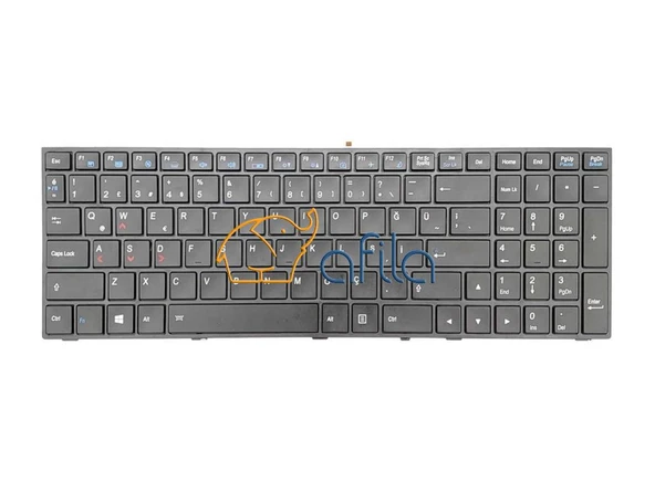 Clevo P651, P651SA, P651SE, P651SG Klavyesi - (Siyah TR)