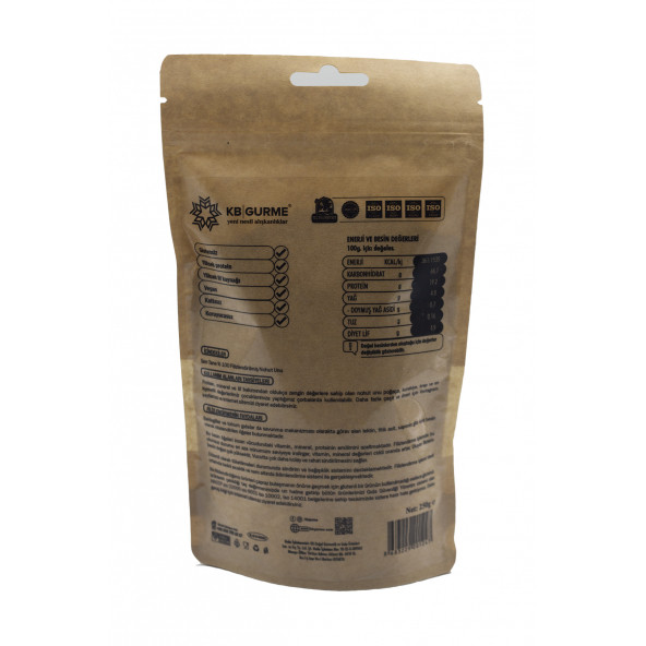 Glutensiz & Vegan Filizlendirilmiş Nohut Unu 250 gr - 2