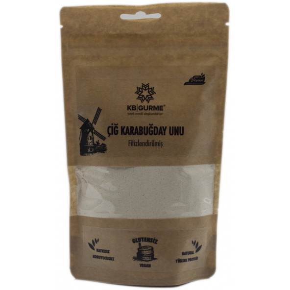Glutensiz & Vegan Filizlendirilmiş Çiğ Karabuğday Unu 250 gr