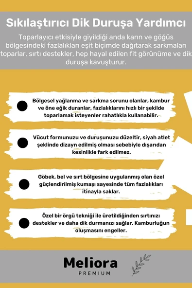 Bel Göğüs Göbek Jinekomasti Toparlayıcı Erkek Extra Göbek Sıkılaştırıcı Siyah Korse Atlet - 3