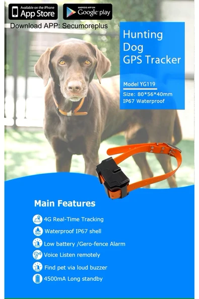 Tkstar 4G Yeni Köpek Kedi Pet Evcil Hayvan Gps Takip Sistemi İzleme Bulma Cihazı Av Köpeği Takip - 4