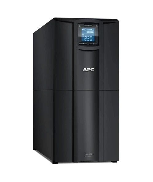 APC Smart-UPS C Line Interactive 3kVA Tower 230V 8x IEC C13+1x IEC C19 outlets USB and Serial communication AVR