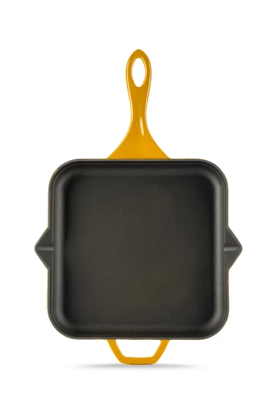 Hosse 28x28 cm Kare Çift Kulplu Döküm Kızartma Tava – Sarı HS K KTV 2828 - 3