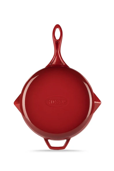 Hosse Yuvarlak Döküm Grill Izgara Tava 24cm Kırmızı  HS Y GTV 24 - 2