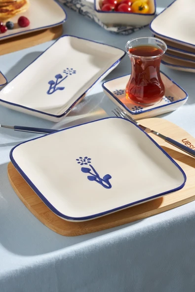 Floral 24 Parça 6 Kişilik kahvaltı Takımı - 2