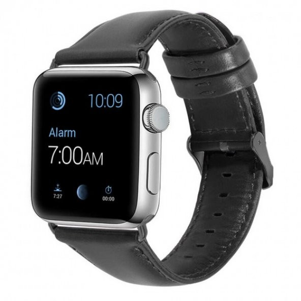 ​​​Apple Watch Lüx Deri Kordon 44mm (Seri 2 3 4 5 6 SE) - 10