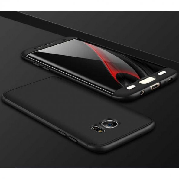 Samsung Galaxy S7 Edge Kılıf 360 Derece Tam Korumalı 3 Parçalı Ultra İnce Mat Kapak - 8
