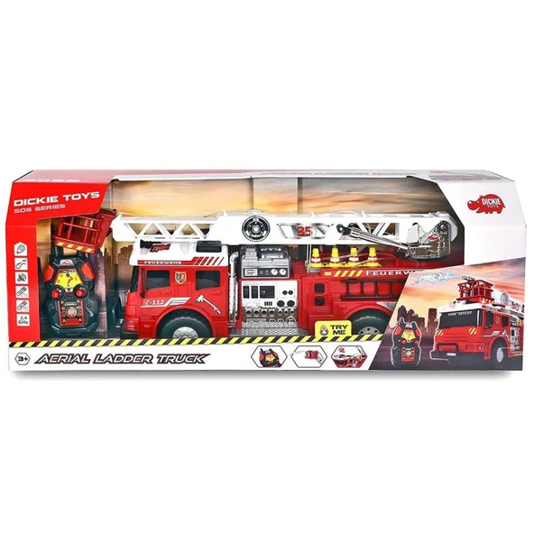 Nessiworld Dickie Aerial Ladder Sesli İtfaiye Aracı - 1