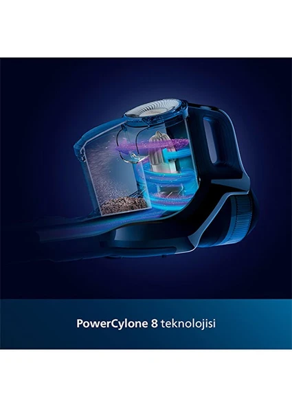 Philips XC7040/01 Speedpro Max Șarjlı Dikey Süpürge - Resim 7