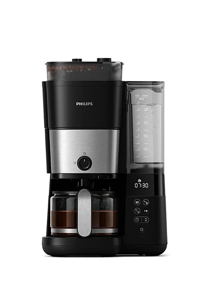 Philips Hd7888/01 Brew Siyah Öğütücülü Filtre Kahve Makinesi