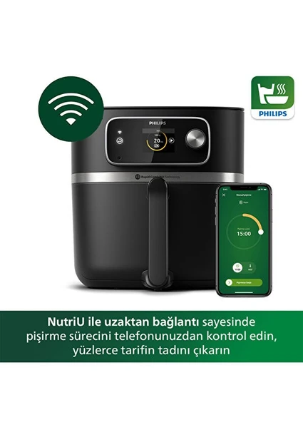 Philips HD9880/90 7000 Serisi Combi XXL Connected Yağsız AirFryer 8.3L - 2
