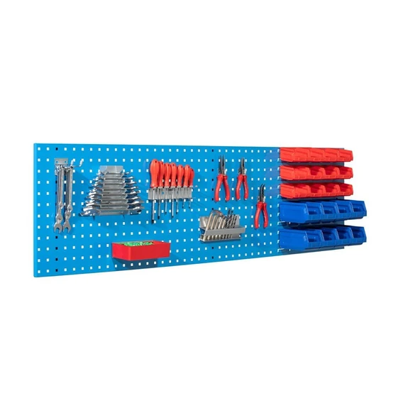 Kutulu Alet Asma Panosu 170x46 cm-Set1 İE.KAP.14.S1