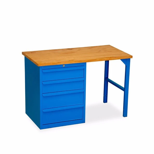 1.2 Metre 4 Çekmeceli Çalışma Tezgahı İE.CCT.12.4
