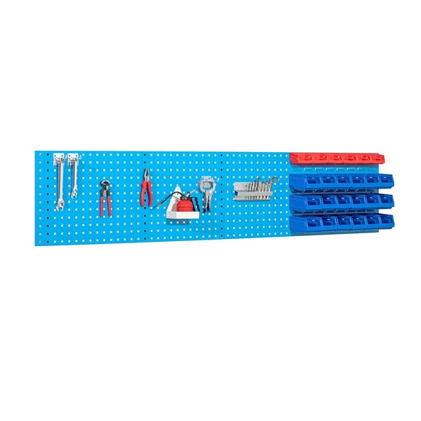 Kutulu Alet Asma Panosu 213x46 cm-Set1 İE.KAP.24.S1