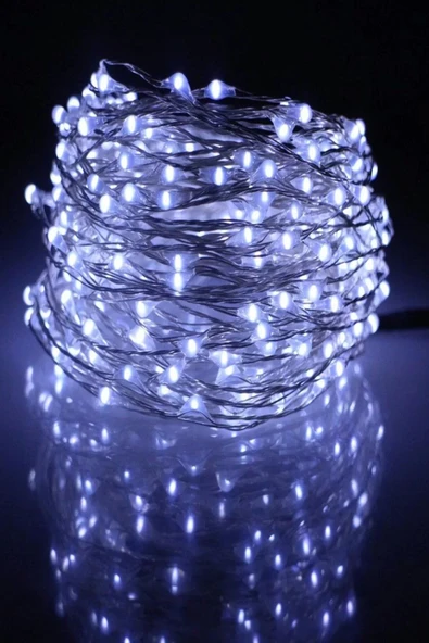 Peri Led Işık 5 Metre Beyaz  Dekor Lambası 50 Ledli - 2