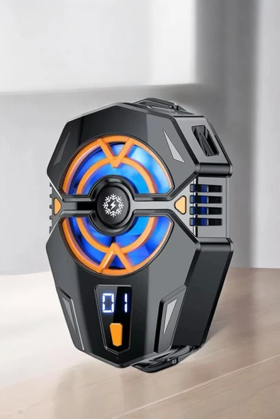 Fanlı Telefon Soğutucu Pervaneli Soğutma Fanı - Resim 2