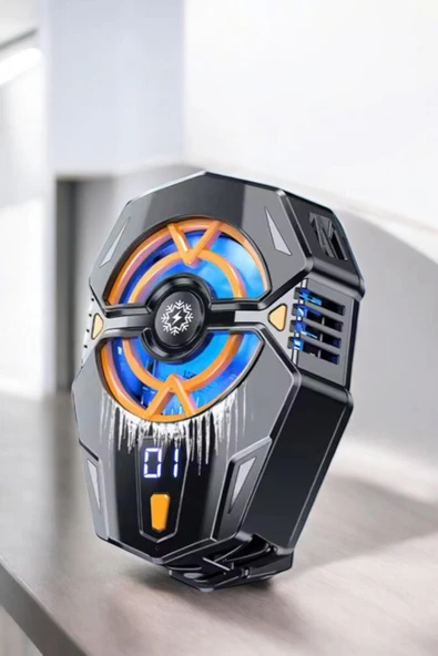 Fanlı Telefon Soğutucu Pervaneli Soğutma Fanı - Resim 5