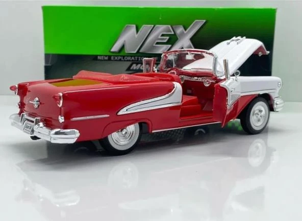 Welly Koleksiyon 1 / 24 1955 OLDSMOBİLE SÜPER 88 Model Metal Araba - 5