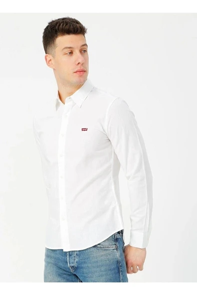 Levi's Erkek Uzun Kol Minimalist Gömlek - Günlük Stil - 3