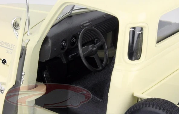 Welly Koleksiyon 1 / 24  1953 Chevrolet 3100 Pick Up Krem Model Metal Araba - 6