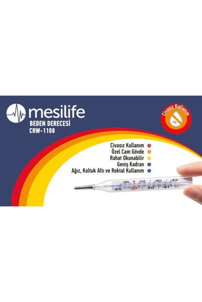MEDİKALCİM Mesilife – CRW1108 Civa İçermeyen Ateş Ölçer