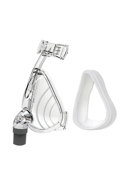 MEDITERIAN Cpap Cihazı Maskesi F2 Tam Yüz Maskesi Large