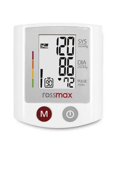 Rossmax Smart Teknolojisi Hareket Algılama Hafızalı Bilekten Ölçer Dijital Tansiyon Aleti - Resim 2