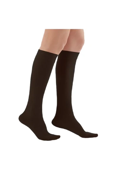 MEDİKALCİM Dizaltı Burnu Kapalı CCL2 Siyah Çorabı 3 NUMARA ürün görseli