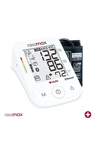 Rossmax X5 Bt Bluetooth Tam Otomatik Koldan Ölçüm Dijital Tansiyon Aleti - Resim 3