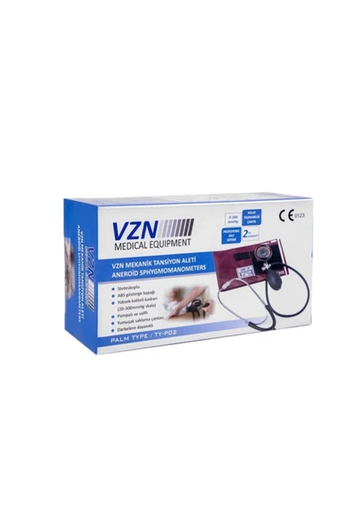 VZN Ty-p02 Palm Hemşire Tipi Aneroid Steteskoplu Cırtlı Manuel Tansiyon Aleti