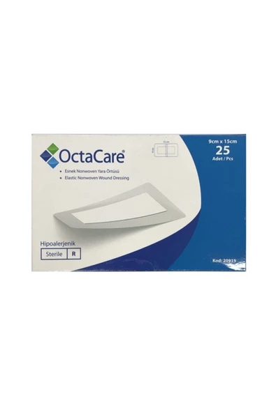 medikaltec Nonwoven Steril Pedli Esnek Yara Örtüsü 9cm X 15cm Tekli Steril Paket 25'li Kutu