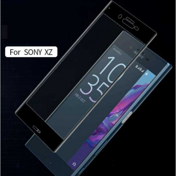 Sony Xperia XZ Ekranı Tam Kaplayan Düz Cam Ekran Koruyucu