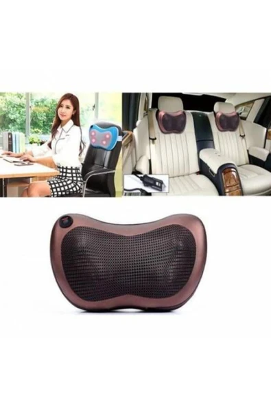 MEDİKALCİM Car Home Ovmalı Masaj Yastığı Aleti Tüm Vücut Ayak Boyun Bacak Bel Sırt - 3