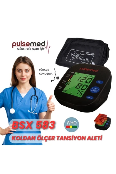 MEDITERIAN Kol Konuşan Tansiyon Aleti Pilli Dijital