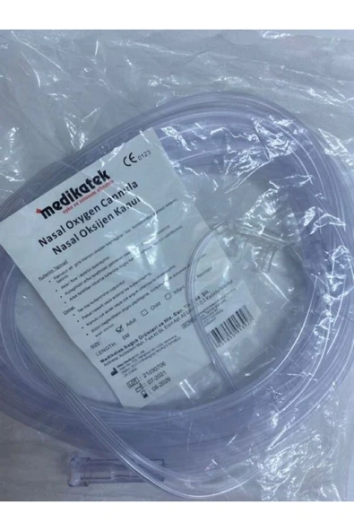 MEDİKATEK Nazal Oksijen Kanülü 5 Mt (silikon Burun Acıtmaz) - Resim 2