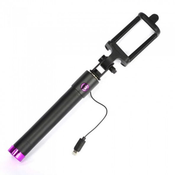 Selfie Çubuğu Apple iPhone Lightning Kablolu H520