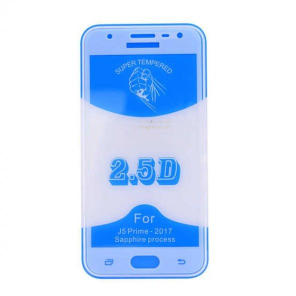 Samsung Galaxy J5 Prime Az Eğimli Full Yapışkanlı Cam Ekran Koruyucu - 6