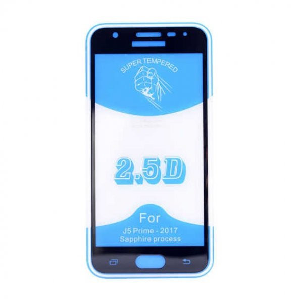 Samsung Galaxy J5 Prime Az Eğimli Full Yapışkanlı Cam Ekran Koruyucu - 10