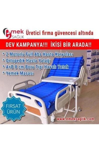 MEDİKALCİM Full Abs Kumandalı Elektrikli Hasta Yatağı