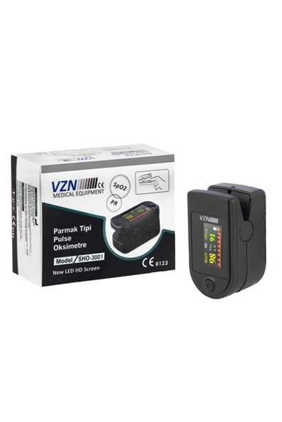 medikaltec Led Vzn Pulse Oksimetre Parmaktan Oksijen Ölçer Büyük Sho-3001 Parmak Pilli - 3