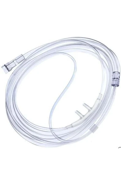 Bestmed 7 Metre Nazal Kanül Oksijen Kanülü Silikon Oksijen Hortumu ürün görseli