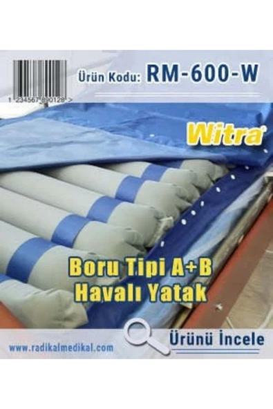 MEDİKALCİM Witra A+B Ventilasyonlu Boru Tipi Havalı Yatak